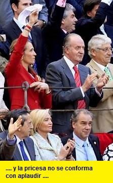  rey juan carlos e infante elena en los toros